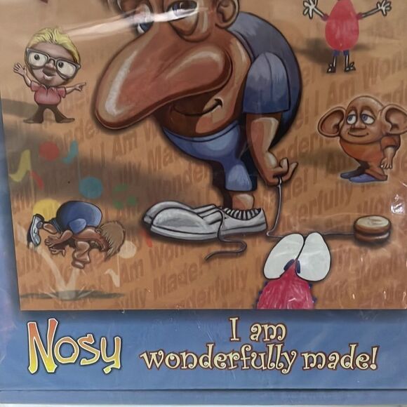 World Challenge Inc Nosy “I Am Wonderfully Made” 60 Piece Puzzle Game Toy New - Picture 3 of 3